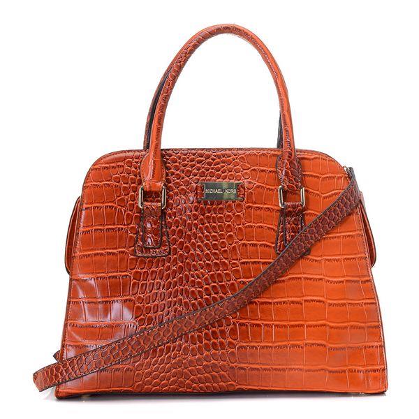 michael kors gia preget satchel tangerine crocodile-pregede På Salg Rimelig 6bf0e